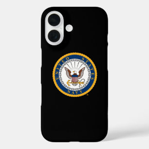 米海軍 ネイビーエンブレム iPhone 16ケース