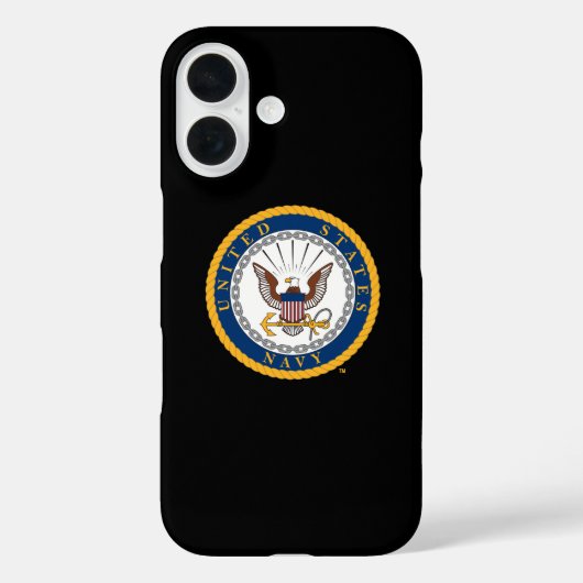 米海軍 |ネイビーエンブレム Case-Mate iPhoneケース (裏面)