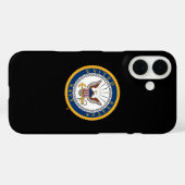 米海軍 |ネイビーエンブレム Case-Mate iPhoneケース (裏面 (横))