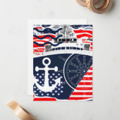 米海軍 ノートカード (正面/裏面インサイチュ)