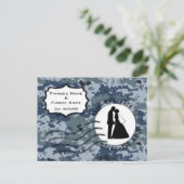 米海軍　保存の日 & 花嫁と花婿 案内ポストカード (スタンド正面)