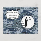 米海軍　保存の日 & 花嫁と花婿 案内ポストカード (正面)