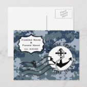 米海軍 救いの日 & アンカー 案内ポストカード (正面/裏面)