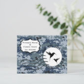 米海軍 救いの日 & 愛の鳥たち 案内ポストカード (スタンド正面)