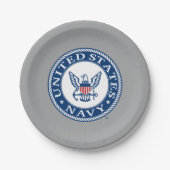 米海軍 |海軍代替エンブレム ペーパープレート (正面)