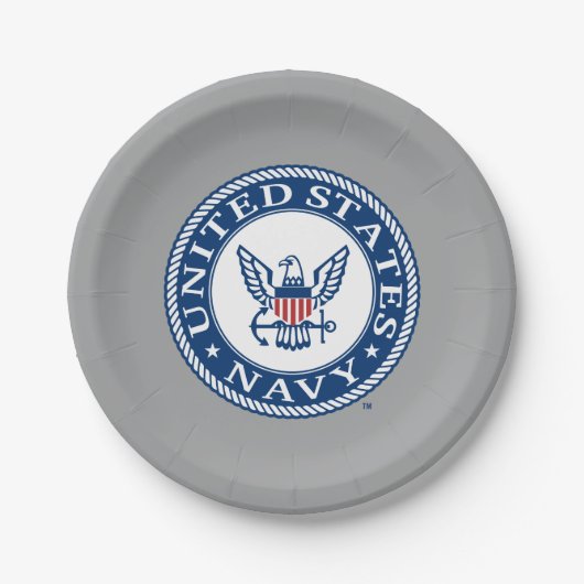 米海軍 |海軍代替エンブレム ペーパープレート (正面)