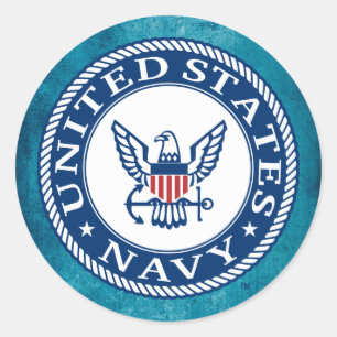 米海軍 海軍代替エンブレム ラウンドシール