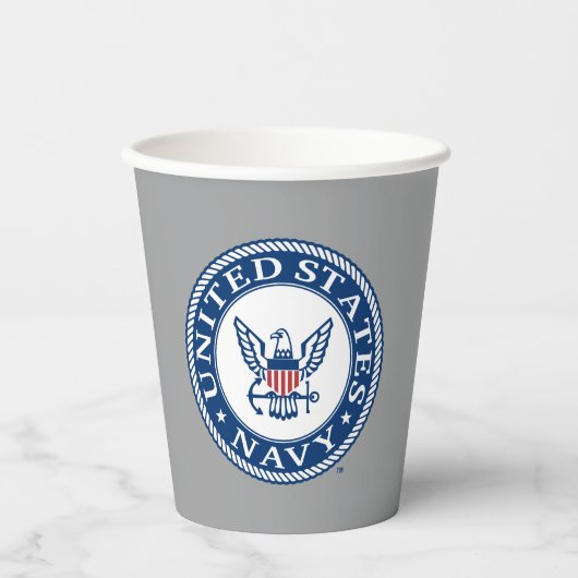 米海軍 |海軍代替エンブレム 紙コップ (正面)