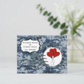 米海軍 記念日 & 風船 案内ポストカード (スタンド正面)