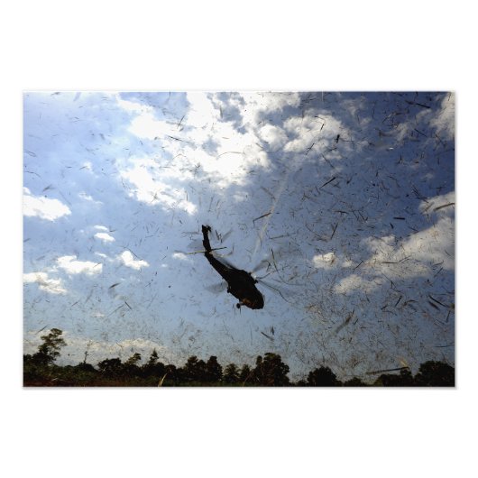 米海軍HH-60シーホーク フォトプリント            (正面)