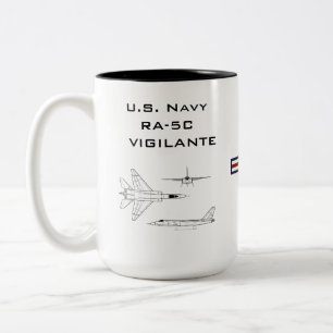 米海軍RA-5C自警団マグ ツートーンマグカップ