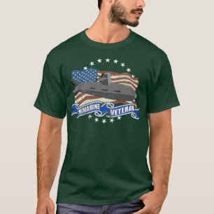 米潜水艦の戦闘退役軍人 Tシャツ