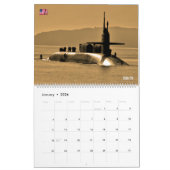 米潜水艦 カレンダー (1月 2026)