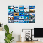 米潜水艦「モンタージュ」 ポスター (ホームオフィス)