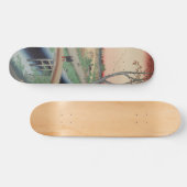 米盛土ヴィンテージ浮世絵日本の術 スケートボード (横)