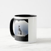 米空軍のパラレースキューマンが飛び出した マグカップ (正面左)