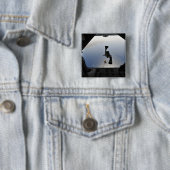 米空軍のパラレースキューマンが飛び出した 缶バッジ (インサイチュ)