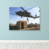 米空軍の分遣隊 キャンバスプリント (インサイチュ (ウッドフロア))