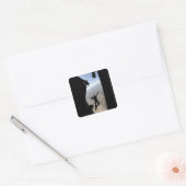 米空軍アカデミーのパラシュートチーム スクエアシール (封筒)