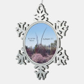 米空軍メモリアルプーターオーナメント スノーフレークピューターオーナメント (右)