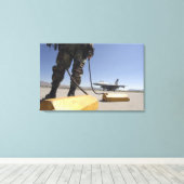 米空軍乗員長 キャンバスプリント (インサイチュ (ウッドフロア))