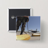 米空軍乗員長 缶バッジ (正面&裏面)