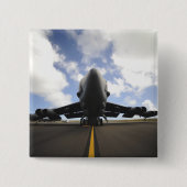 米空軍整備員 缶バッジ (正面)