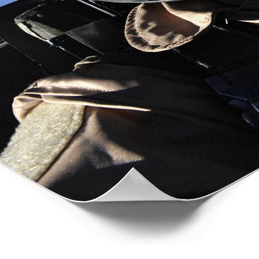 米空軍航空戦闘写真家 ポスター (角)