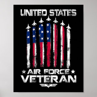 米空軍退役軍人7月Tシャツアマー4日 ポスター