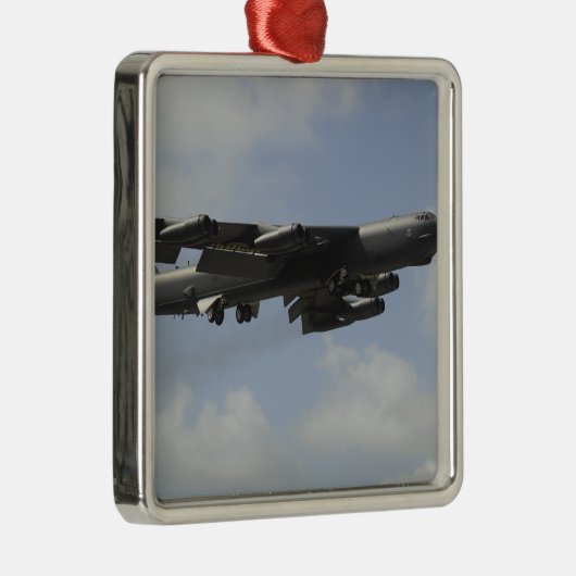 米空軍B-52の飛行中の成層要塞 メタルオーナメント (右)