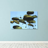 米空軍C-17グローバルマスターIII キャンバスプリント (インサイチュ (ウッドフロア))