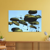 米空軍C-17グローバルマスターIII キャンバスプリント (インサイチュ (リビング))