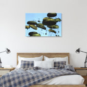 米空軍C-17グローバルマスターIII キャンバスプリント (インサイチュ (寝室))