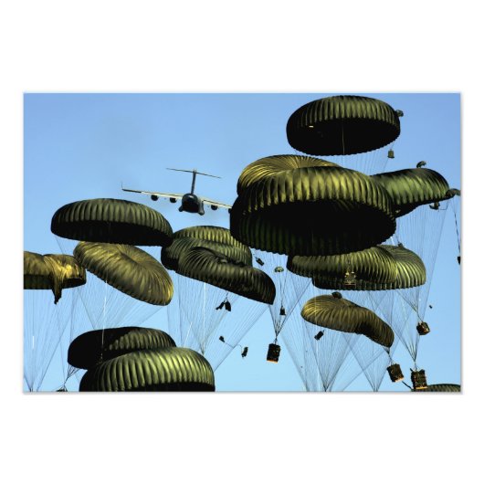 米空軍C-17グローバルマスターIII フォトプリント (正面)