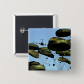 米空軍C-17グローバルマスターIII 缶バッジ (正面&裏面)