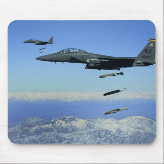 米空軍F-15Eストライクイーグル航空機 マウスパッド