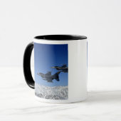 米空軍F-16戦闘《鳥》ハヤブサ マグカップ (正面左)