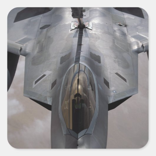米空軍F-22ラプターが給油される スクエアシール (正面)