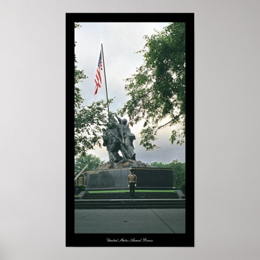 米軍に感謝 ポスター (正面)