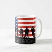 米軍の戦闘部隊 コーヒーマグカップ (正面右)