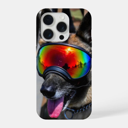 米軍作業犬 iPhoneケース (裏面)