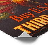 米軍債第3自由ローンWWIプロパガンダ ポスター (角)