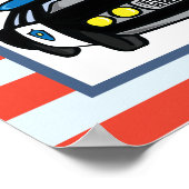 米軍警察部の旗隠退 ポスター (角)