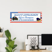 米軍警察部の旗隠退 ポスター (ホームオフィス)