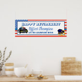 米軍警察部の旗隠退 ポスター (キッチン)