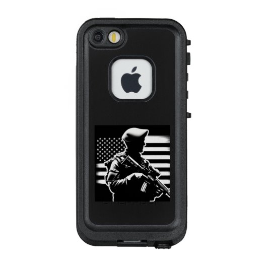 米陸軍特殊部隊『グリーンベレー」 LifeProof iPhoneケース (裏面)