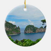 米領サモアのオーナメントの国立公園 セラミックオーナメント (裏面)