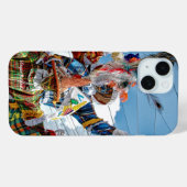 米領バージン諸島の旗 モッコ・ジャンビーズ マドラス Case-Mate iPhoneケース (裏面 (横))