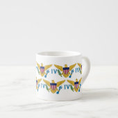 米領バージン諸島USVIの旗 エスプレッソカップ (正面右)