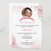 米食べ初めの招待状、アンナプラシャンカード 招待状 (正面/裏面)